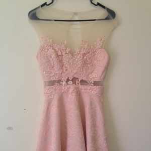 Dusty pink dress